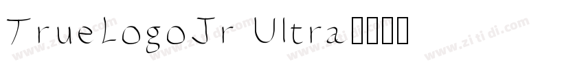 TrueLogoJr Ultra字体转换